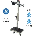 სანათი კოშკი 4X100W 4M